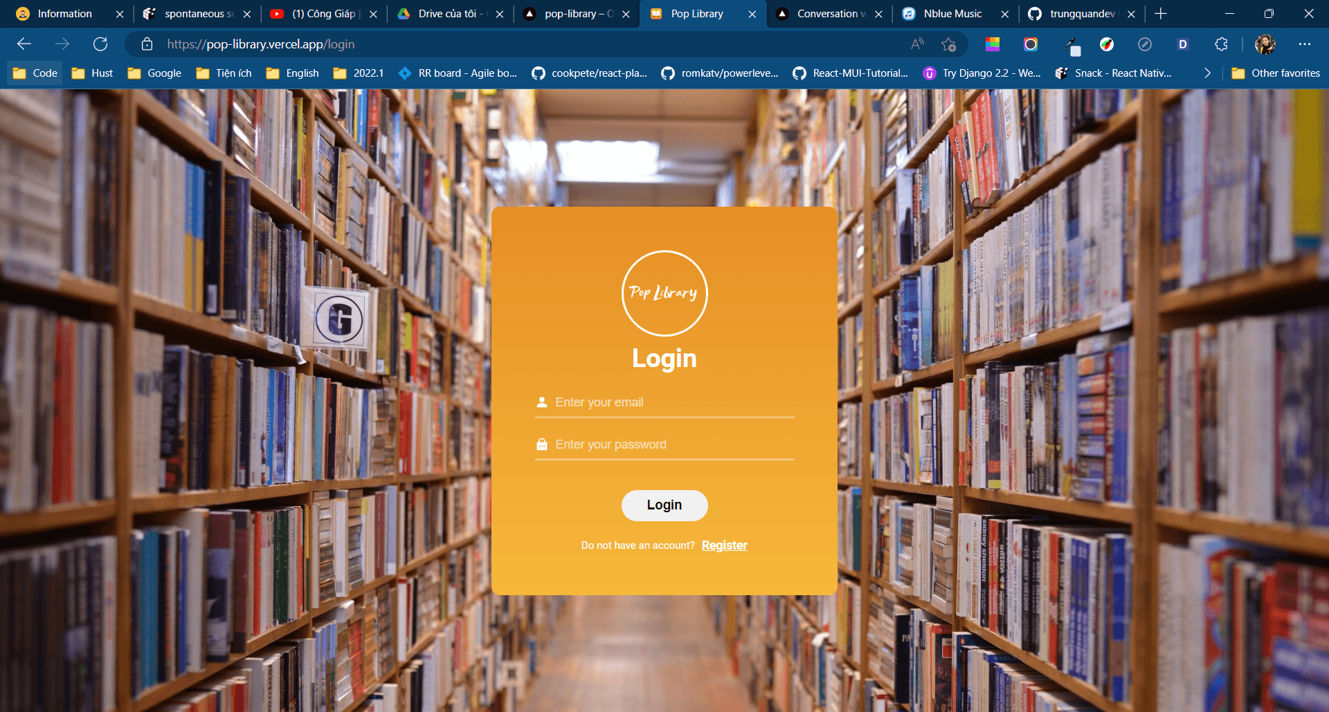 Pop Library E-Commerce
